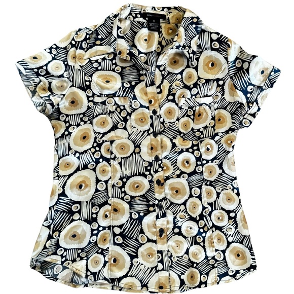 BCBG Designer Blouse Sz Med - Picture 2 of 13